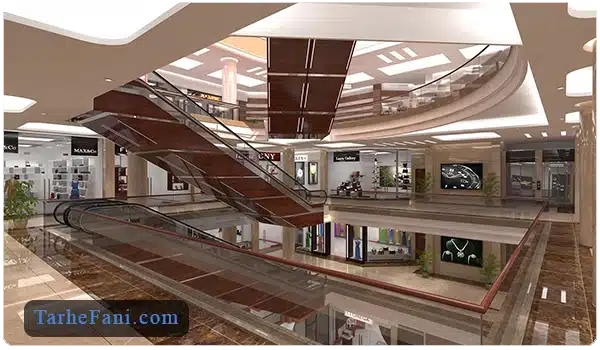 ساختمان چند طبقه تجاری اداری - طرح فنی