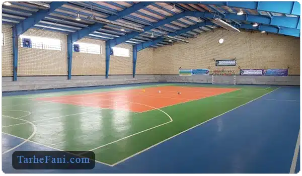 احداث سالن ورزشی - طرح فنی