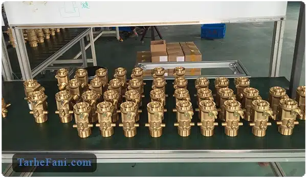 تولید انواع قطعات و شیرآلات برنجی - طرح فنی