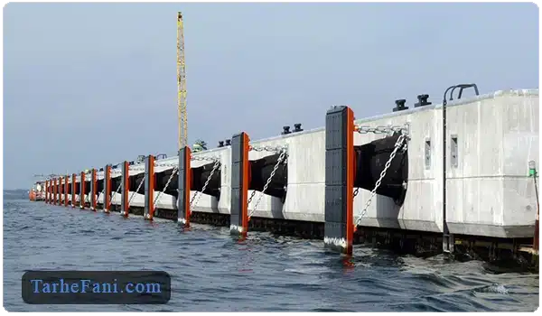 تولید لرزه گیر اسکله یا فندر اسکله - طرح فنی