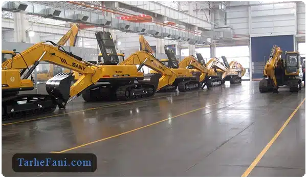 خط تولید بیل مکانیکی و لودر بکهو - طرح فنی