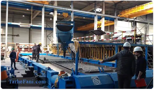 نیروی کار برای تولید دیوار پیش ساخته - طرح فنی