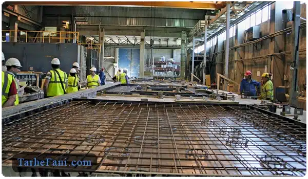 نیروی کار برای تولید دیوار پیش ساخته - طرح فنی