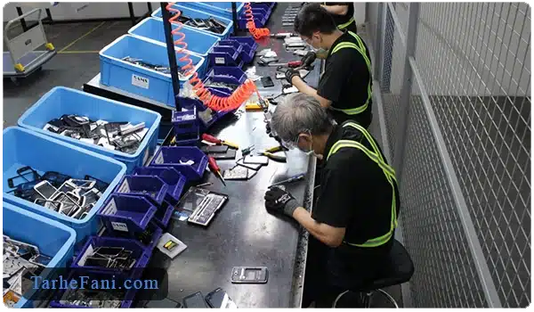 نیروی کار برای بازیافت قطعات الکترونیکی - طرح فنی