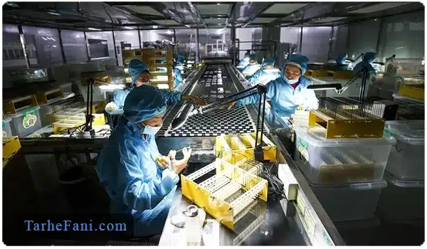 احداث کارخانه تولید گلس موبایل - طرح فنی