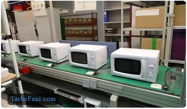 خط تولید مایکروفر - طرح فنی