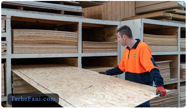 نیروی کار برای توليد تخته چوبی OSB - طرح فنی