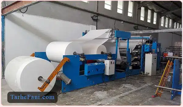تجهیزات موردنیاز برای توليد کاغذ تیشو - طرح فنی