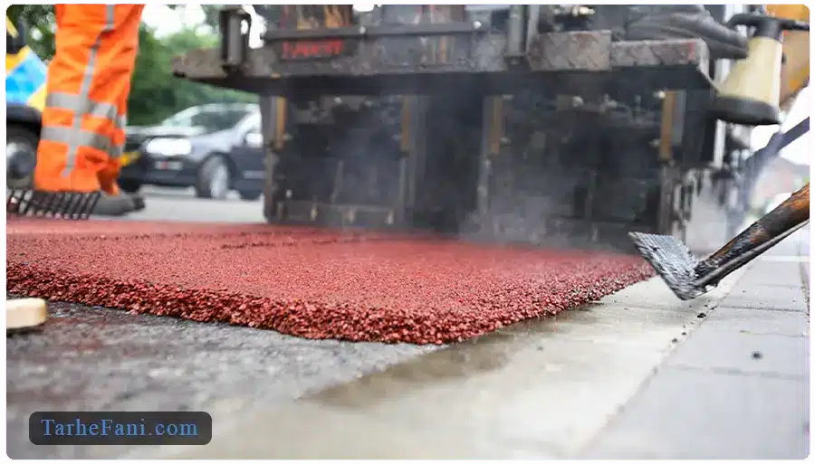 طرح توجیهی تولید آسفالت رنگی - طرح فنی