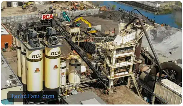 واحد تولید آسفالت رنگی - طرح فنی