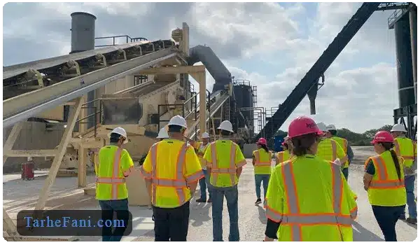 نیروی کار برای تولید آسفالت رنگی - طرح فنی