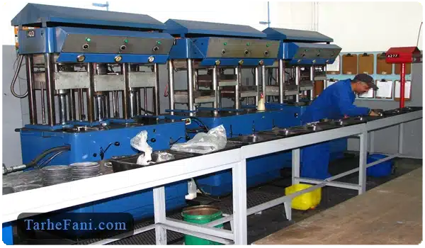 واحد تولید قطعات لاستیکی - طرح فنی