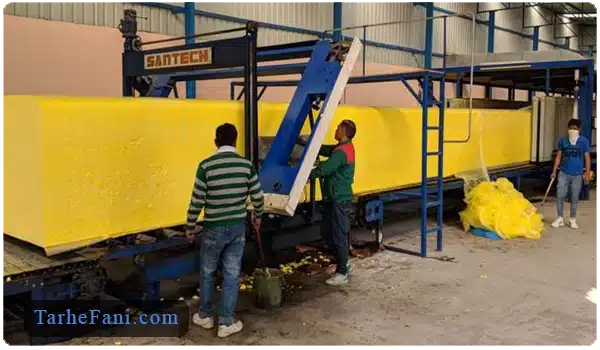 نیروی کار مورد نیاز تولید فوم نرم پلی یورتان مبلمان - طرح فنی