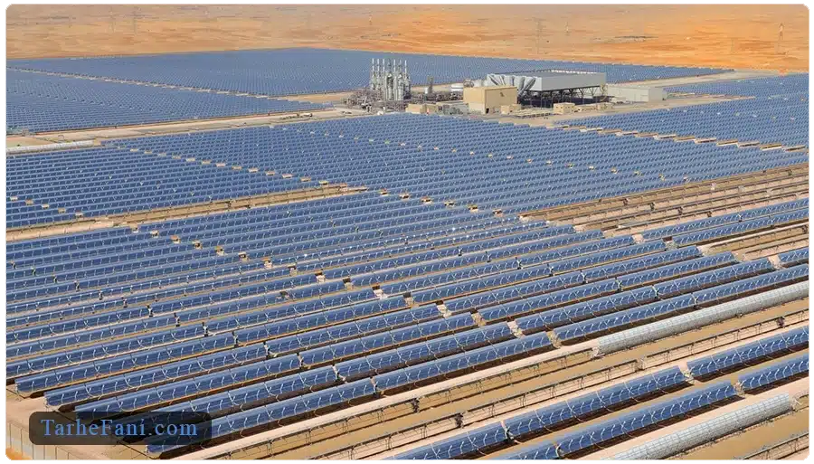 استفاده از نیروگاه خورشیدی برای تامین برق شهرک صنعتی - طرح فنی