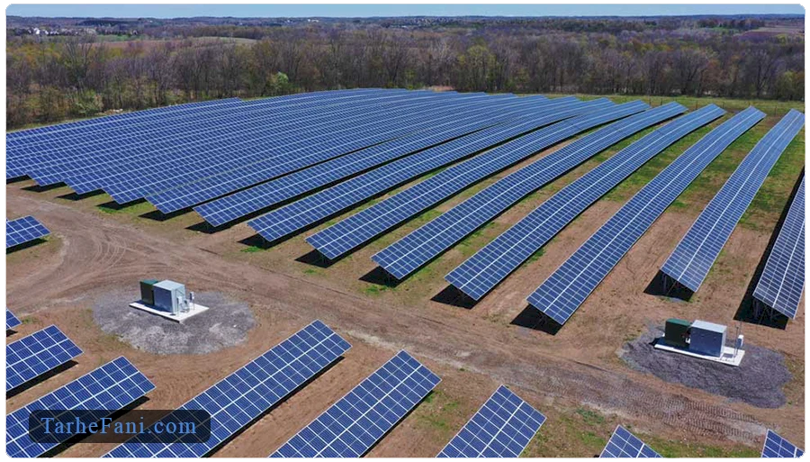 تصویر مزرعه خورشیدی
