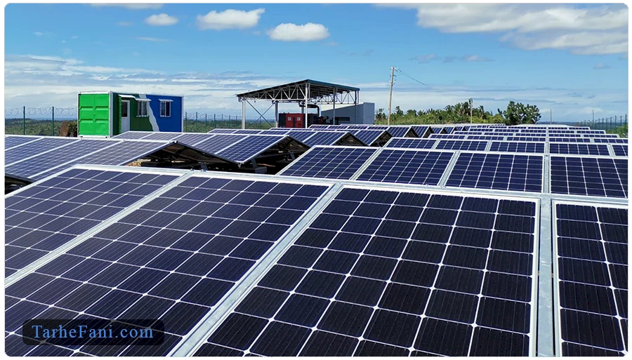 مزرعه خورشیدی مقیاس کوچک 50 کیلوواتی