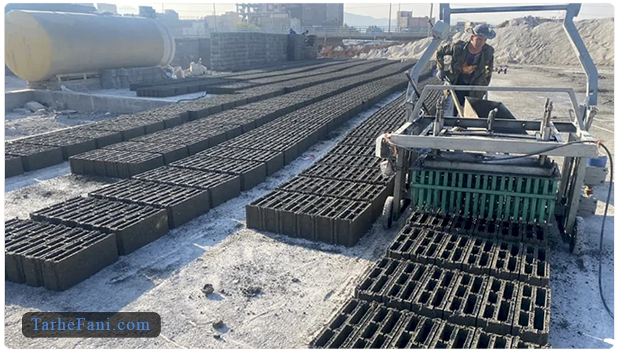 مراحل تولید بلوک لیکا 